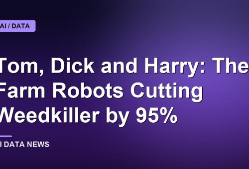 Tom, Dick and Harry: The Farm Robots Cutting Weedkiller by 95%
