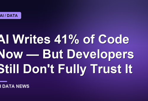 AI Writes 41% of Code Now — But Developers Still Don't Fully Trust It