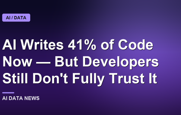 AI Writes 41% of Code Now — But Developers Still Don't Fully Trust It