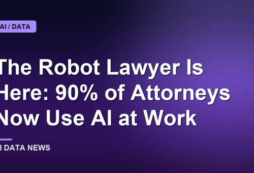 The Robot Lawyer Is Here: 90% of Attorneys Now Use AI at Work